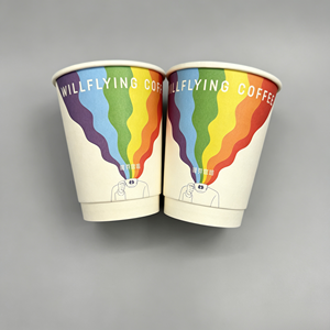 Gobelets en papier laminé PE de qualité supérieure avec couvercles, écologiques, imprimés en 0 à 8 couleurs pour café, hôtel, événement, boisson, commande en gros - Product Image 4