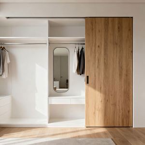 Kit de cadre en acier WEKIS, directement de l'usine, pour porte coulissante en aluminium à fermeture douce pour chambre, cuisine, salon - Product Image 6