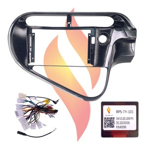 Cadre de panneau de voiture souple simple de 9 pouces Toyota <span class=keywords><strong>Prius</strong></span> <span class=keywords><strong>C</strong></span> Navigation GPS Fascia pour Toyota <span class=keywords><strong>Prius</strong></span> <span class=keywords><strong>C</strong></span> 2018-2020 - Product Image 2