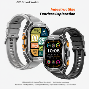 X5 Smart Watch AMOLED Sports Surveillance de la santé Mode sportif 50m Montre GPS extérieure étanche - Product Image 1