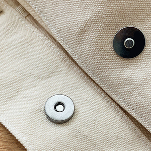 2026 hot selling canvas shoulder <b>bag</b> button closure multifunctional <b>large</b> capacity shopping <b>bag</b> - Product Image 3