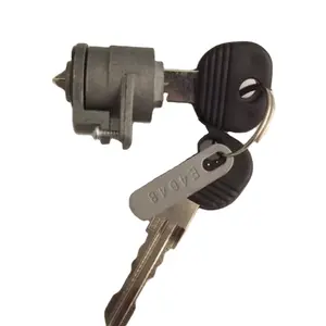 Center Console "Cubby Box" Lock w/Keys Computer Key Bathroom Door Cylinder Lock with Knob Euro Profile Brass Professional