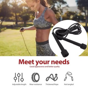 Cuerda de Saltar Profesional de 2.8M para Adultos y Niños, Cuerda de Saltar de PVC Ajustable para Gimnasio, Equipo de Fitness, Entrenamiento Muscular y de Boxeo - Product Image 3