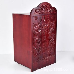 Camphor Wood Genealogy Box Rectangle Engraved Classic Style Storage For Family <b>Tree</b> A4 Paper Calligraphy Painting Books - Product Image 3
