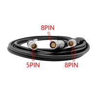 Câble d'alimentation et de données GEV205 748418 de 1,8 m pour récepteur GNSS RTK GS09 GS15 vers batterie externe GEB171 et boîtier radio GFU