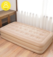 Matelas pneumatique de camping avec pompe intégrée Matelas gonflable Matelas gonflable Lit gonflable pliable pour invités et maison Idéal pour la randonnée