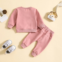 Ensemble de vêtements pour bébé garçon en coton, 2 pièces, haut à manches longues et pantalon, pour l'automne