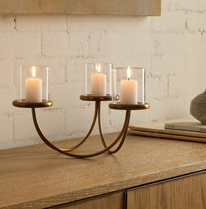 Candelabro de Aluminio de Alta Calidad con Tres Brazos y Acabado Pulido Brillante para Decoración de Iluminación, Fabricado por Acube Indus - Product Image 5