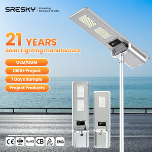 <span class=keywords><strong>SRESKY</strong></span> - Farola Solar de 60w 80w 100w 150w, Lámpara Solar Exterior Integrada Todo en Uno, Gran Venta - Product Image 1