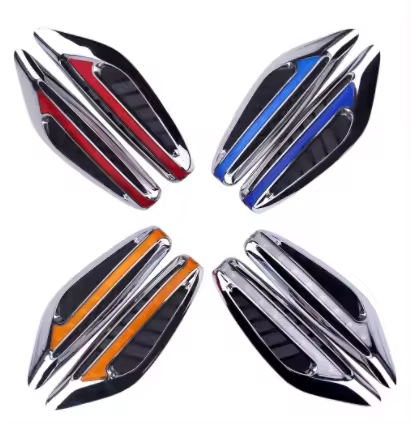 Car Indicator Amber Dynamic LED Side Turn Signal Light Smoke Black Blade Shape Auto Car LED Side Lights