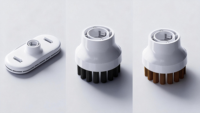 Nettoyeur vapeur instantané électrique à affichage LED 1300W, réservoir d'eau 250ml, étanche IPX4, autonomie 15 minutes, 2-2,5 bars, pour maison et hôtel