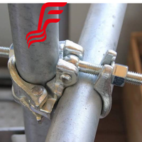 Coupleur à angle droit galvanisé à chaud robuste pour échafaudage à fixation par tube, connexion haute résistance pour la construction