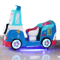 Mini-bus de jeu pour enfants en fibre de verre certifié CE, à monnayeur, pour intérieur, avec écran LCD 42 pouces, 110/220V, garantie 1 an, version anglaise