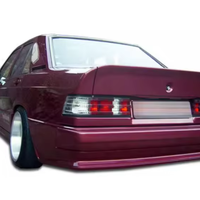 Kit de pare-chocs avant et arrière de style AMG 4 pièces de haute qualité pour 84-93 Benz 190E W201 Installation facile avec clips inclus