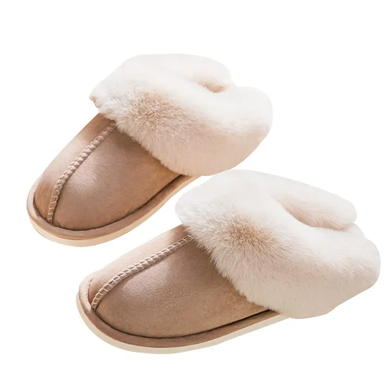 Plush warm Home flat slippers Lightweight Genuine Twin-Face Australia Sheepskin