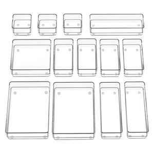 Organisateurs de <span class=keywords><strong>tiroir</strong></span> multi-tailles avec coussin en silicone <span class=keywords><strong>antidérapant</strong></span> Plateaux d'organisation de <span class=keywords><strong>tiroir</strong></span> de bureau pour gadgets de <span class=keywords><strong>cuisine</strong></span> ustensiles et bureau - Product Image 1