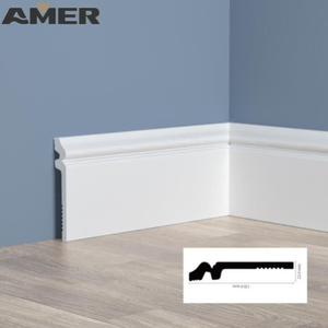 Nhà Máy Bán buôn sinh thái thân thiện Sàn PVC phụ kiện trang trí ốp chân tường Hội Đồng Quản trị sàn nhựa rodape PVC ván chân tường - Product Image 4