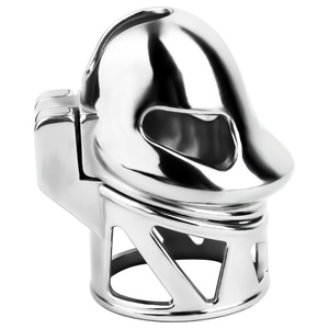 อุปกรณ์ล็อคองคชาตแบบใหม่ FRRK ปี 2026 รุ่น Glans Chastity Device SM Lock Cock Cage 9 ขนาด แบบซ่อนเร้น ไม่มีห่วง สำหรับ BDSM รอบลูกอัณฑะ ของเล่นสำหรับผู้ใหญ่แนวเฟติช - Product Image 2