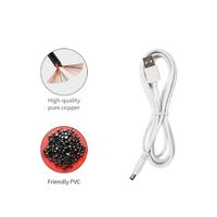 24AWG DC-Stromkabel USB-Stecker auf DC5.5*2.1mm Stecker Adapter-Verbindungskabel Ladekabel 200cm