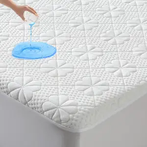 Protège-matelas imperméable en viscose de refroidissement fabriqué à partir de housse de matelas en bambou pour housse de matelas rafraîchissante