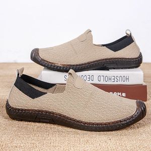 Chaussures de sécurité pour hommes, respirantes, en tricot tissé, baskets de chantier industrielles, chaussures de protection pour chantier industriel et construction - Product Image 1
