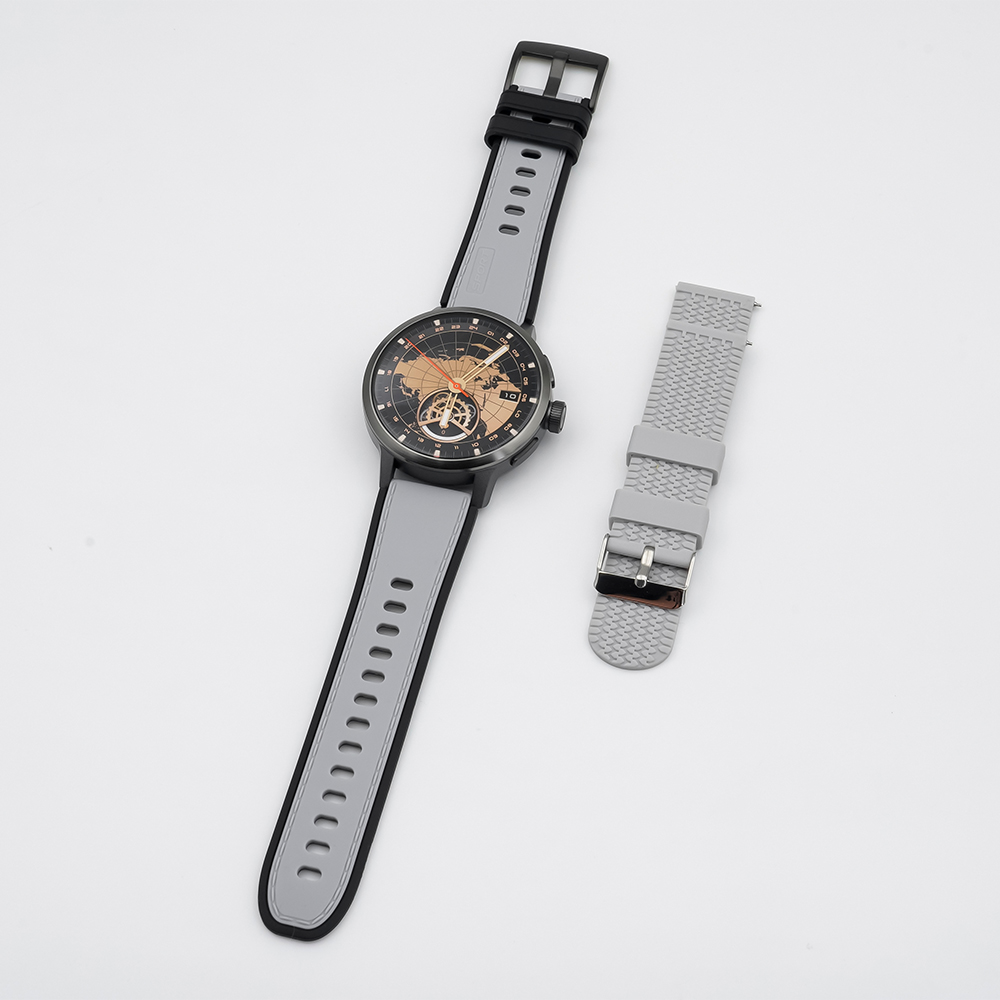 Gris (correa de silicona gris libre)