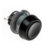 Interrupteur à bouton 76-9410/439088B avec voyant lumineux, trou de 22 mm, installation sur panneau, fonctionnement instantané, unipolaire double position, IP67