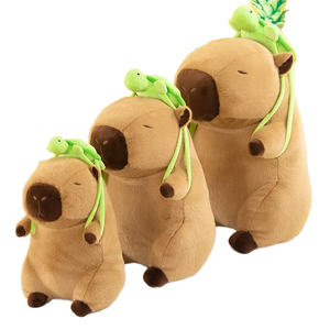 คาพิบาร่าของเล่นตุ๊กตาผ้ากำมะหยี่, ของเล่นตุ๊กตาสัตว์นุ่มนิ่ม - Product Image 5