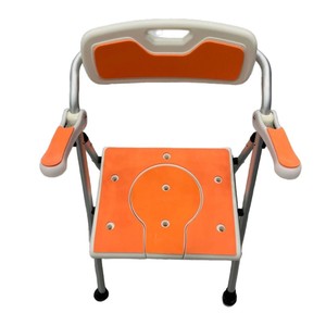 Chaise de douche pliable en alliage d'aluminium, capacité de 200 kg, pour personnes âgées et femmes enceintes - Product Image 5