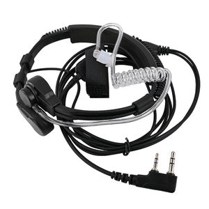 Auricular con Micrófono de Garganta y Tubo Acústico de 2 Pines Tipo K para Walkie Talkie Baofeng UV-5R UV-82, para Guardias de Seguridad y Vigilancia - Product Image 6