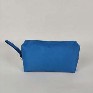 Wholesale Custom logo Travel Gray <b>Men</b> Cosmetic <b>Bag</b> Promotional Make-up Polyester Waterproof <b>Toiletry</b> <b>Bag</b> - Product Image 1