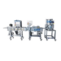 Machine automatique de revêtement de miettes de hamburger de tempura de pain de crevettes de poulet frit