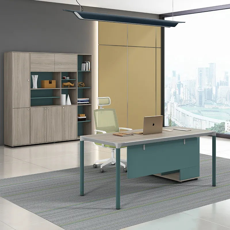 Современная офисная мебель ZITAI, новейший дизайн офисного стола, офисный стол в форме начальника, Рабочий стол в форме руководителя