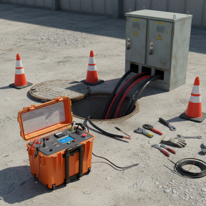 Catu Daya Tegangan Tinggi All-in-One High-EndHP-G35, Generator Pulsa Otomatis, Penguji Hipot DC untuk Perawatan Kabel Industri - Product Image 4