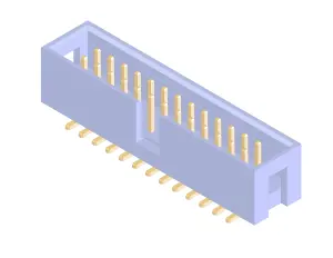 Dikey SMT kurulu kurulu PBT yüksek akım idc tipi 2.54mm kutu başlık konektörü dc3 10 pi