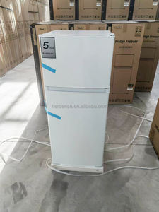 Réfrigérateur-Congélateur de 151 L, Argent et Blanc, Haute Qualité, 2 Portes avec Congélateur Supérieur, pour la Maison - Product Image 4