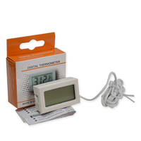 Mini thermomètre numérique Lcd hygromètre température intérieure capteur de température pratique humidimètre jauge câble d'instruments