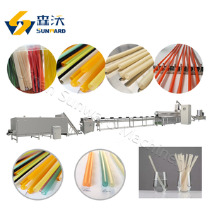 Máquina extrusora de pajitas para beber de arroz natural, fabricante de pajitas biodegradables, pajitas comestibles ecológicas, maquinaria para hacer - Product Image 1
