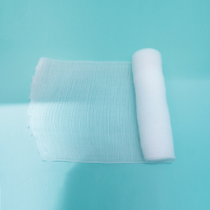 CE ve ISO sertifikalı 90 cm X 50 metre toplu satış 4 kat boyutu gazlı bez rulo bandajlar tıbbi cihazlar - Product Image 1