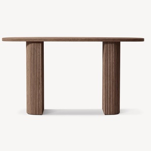Americana Retro ingresso consolle tavolo <span class=keywords><strong>in</strong></span> <span class=keywords><strong>legno</strong></span> di quercia Soild Foyer armadio ingresso ingresso Stand a parete tavolo per offerta di casa - Product Image 3