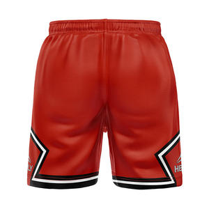 Shorts de <span class=keywords><strong>basket</strong></span> personnalisés vierges en coton French Terry pour homme – Style streetwear décontracté pour l'été - Product Image 2