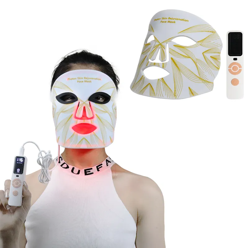Machine faciale professionnelle avec lampe led, masque de luminothérapie led pour le visage