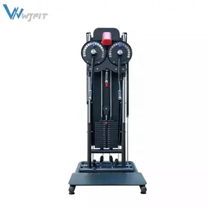 Flywheel Training Device Multi Functional Trainer Equipment Dual Pulley System Cable Multi Standing Flight