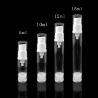 Emballage cosmétique en plastique écologique 5 ml 10 ml 12 ml 15 ml, flacon pompe sans air pour sérum et lotion, PPWR