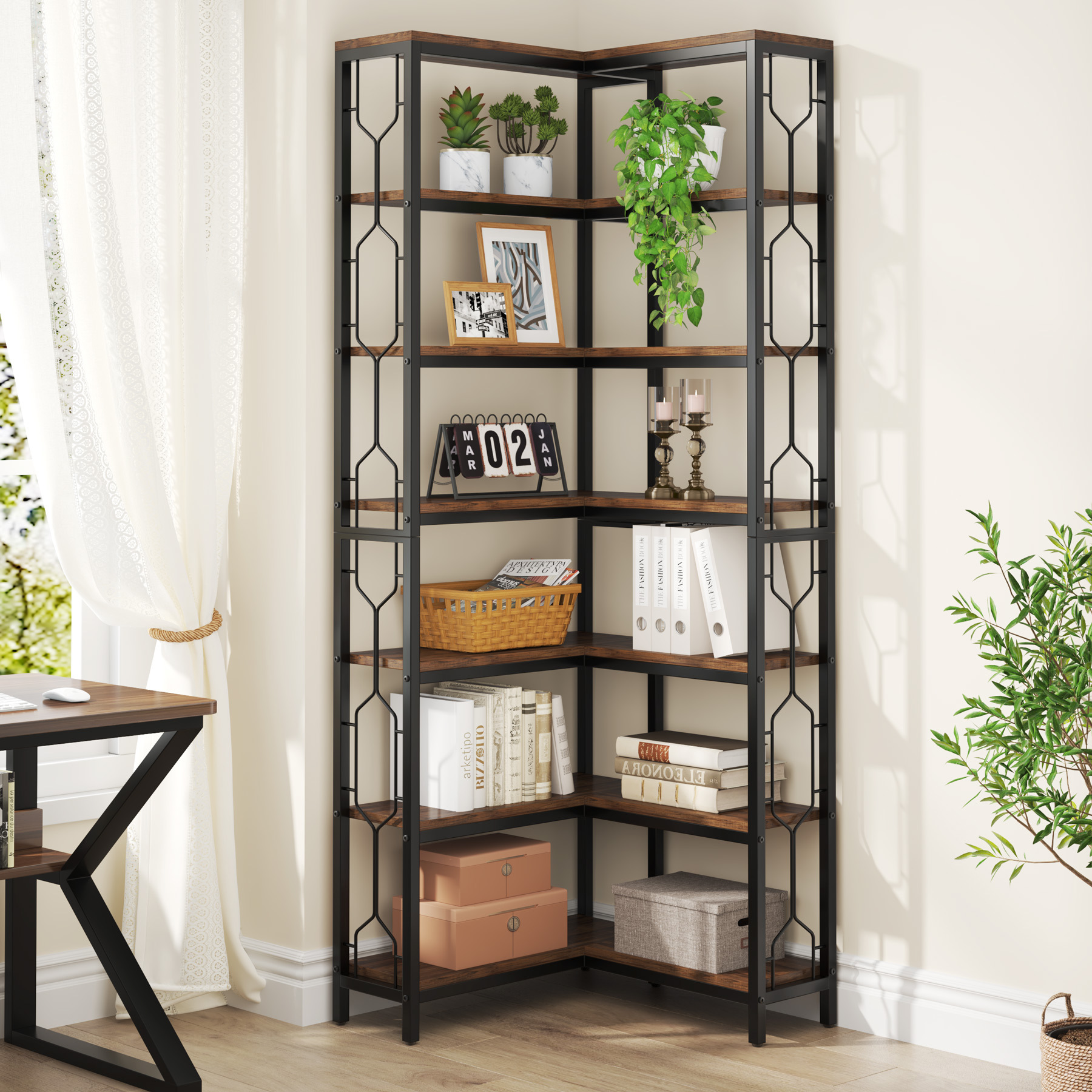 Modernes Eckregal Holz-Bücherregal Wohnzimmer Schlafzimmer Esszimmer Aufbewahrungsregal| Alibaba.com