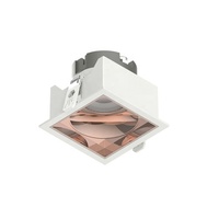 Downlight LED moderne IP65 anti-buée et anti-poussière pour cuisine, salle de bain, toilettes, étanche, en aluminium encastré, pour espaces bas.