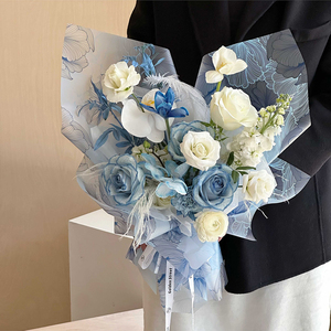 NOSA Pulse Paper Flower Bouquet Impermeable DIY Papel especial para envolver hecho a mano con revestimiento de PE para embalaje de floristería - Product Image 3