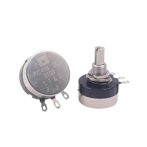 Potentiomètre à film de carbone à bobine simple RV24YN20S B102/B202/B502/B103/B203/B104 1K 10K 50K 100K 200K 500K 1M avec bouton d'échelle 0-100 - Product Image 2