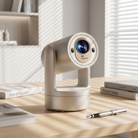 Nouveau mini projecteur rechargeable J3 pour l'extérieur, 720P 4K 200ANSI, portable, intelligent, Android 9, home cinéma, batterie intégrée