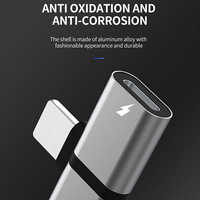 Adaptador de doble luz 2 en 1, divisor de auriculares, cable convertidor AUX de carga de Audio